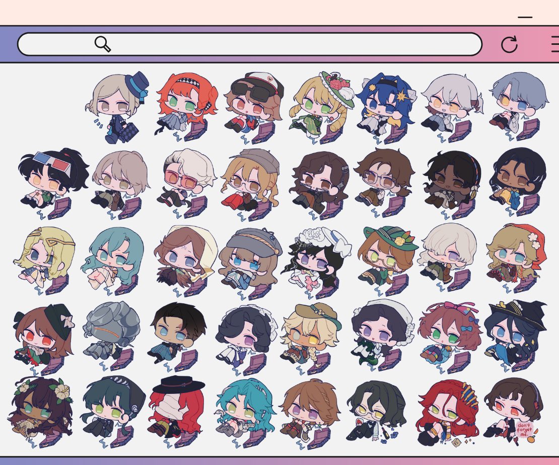 mbembe72195's tweet image. I made 39 keychain designs for cfxx r1999 characters 🧍♂️
I'll be dropping off my catalogue tomorrow! Please look forward to it🏃🏼♂️