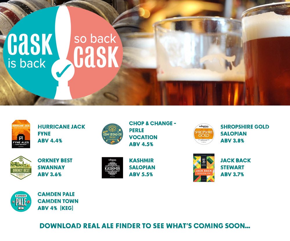 On the bar today!
Beer Board: bit.ly/37B0ERw
#CaskIsBack <a href="/FyneAles/">Fyne Ales</a> <a href="/vocationbrewery/">Vocation Brewery</a> <a href="/SalopianBrewery/">Salopian Brewery</a> <a href="/SwannayBrewery/">Swannay Brewery 🍻</a> <a href="/StewartBrewing/">StewartBrewing</a> <a href="/CamdenBrewery/">Camden Town Brewery</a> 
#RealAleFinder #realale #craftbeer #edinburghpubs #cheers #visitedinburgh