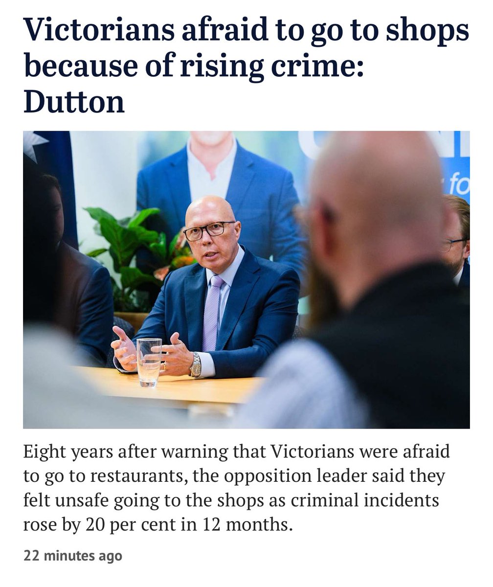 F**k off. Victorians hate you. We will never forgive you. First I was too scared to go to restaurant’s. Now you’re telling me I’m too scared to go to Bunnings too. You are such an absolute tosser. Never speak for Victorians. Only thing we’re scared of is you as our next PM.