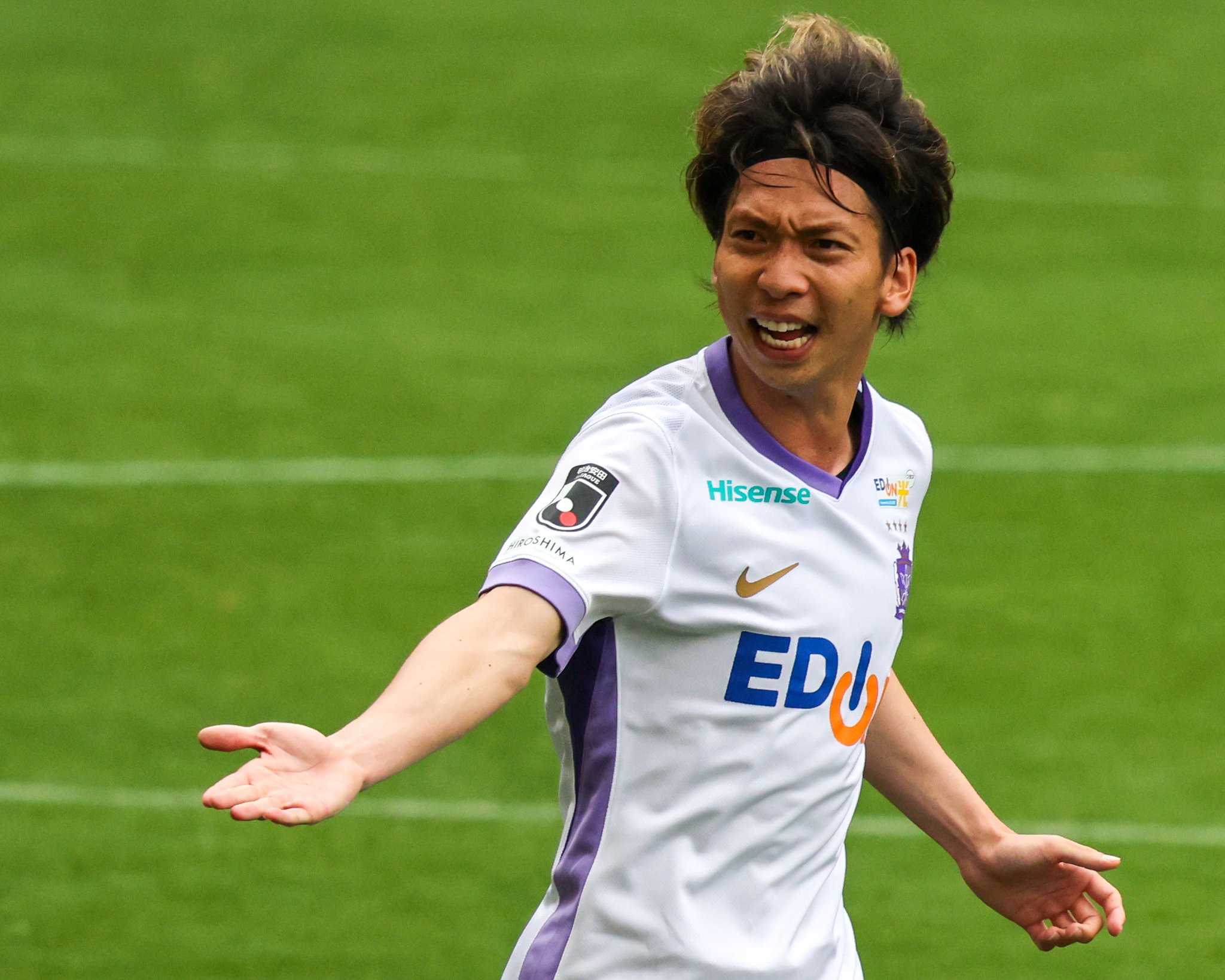 サンフレッチェ広島　ユニフォーム　川辺駿　2020 サンフレッチェ広島】 川辺駿選手 キーホルダー たのしく