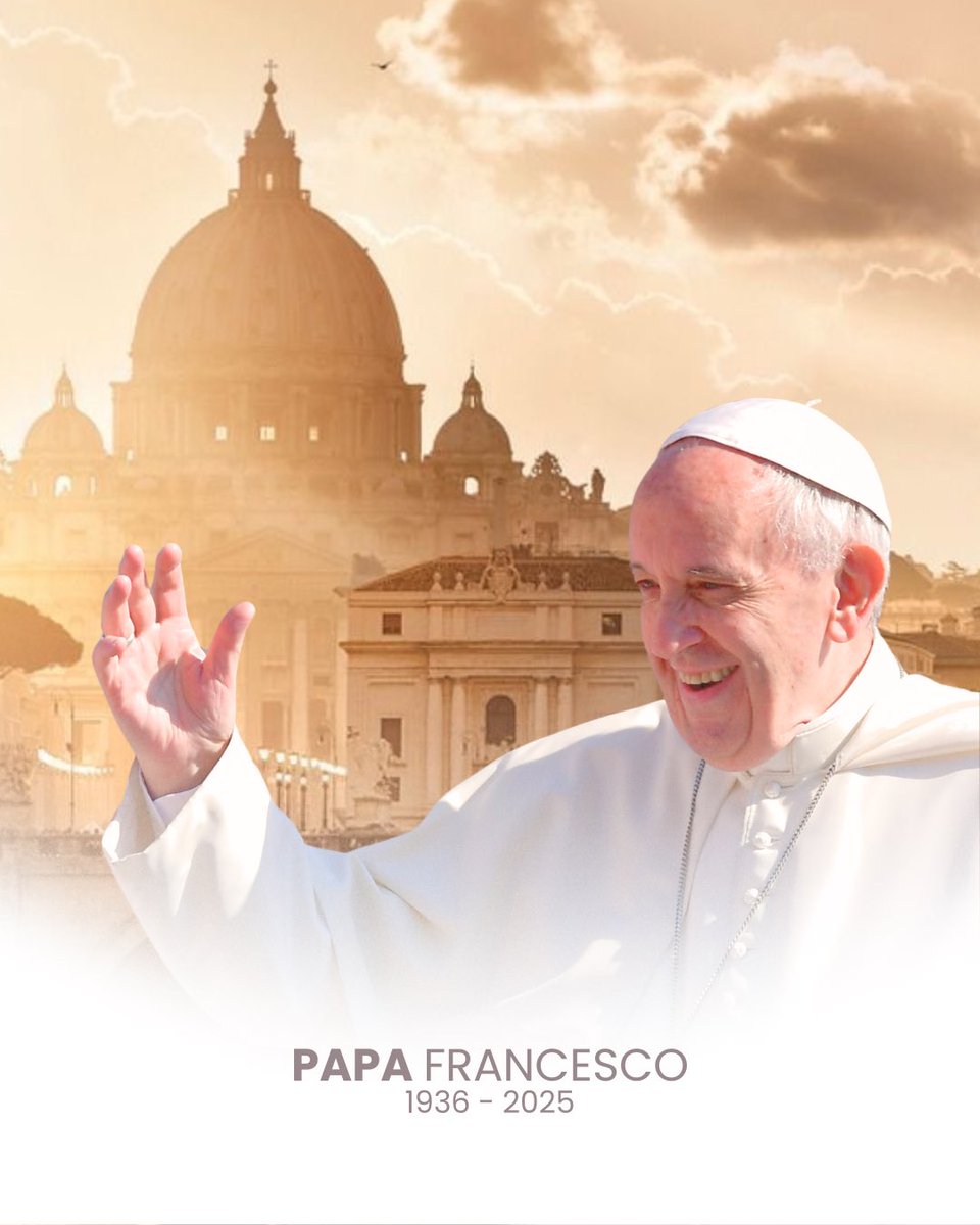 A Dio, Santo Padre. 🕊️