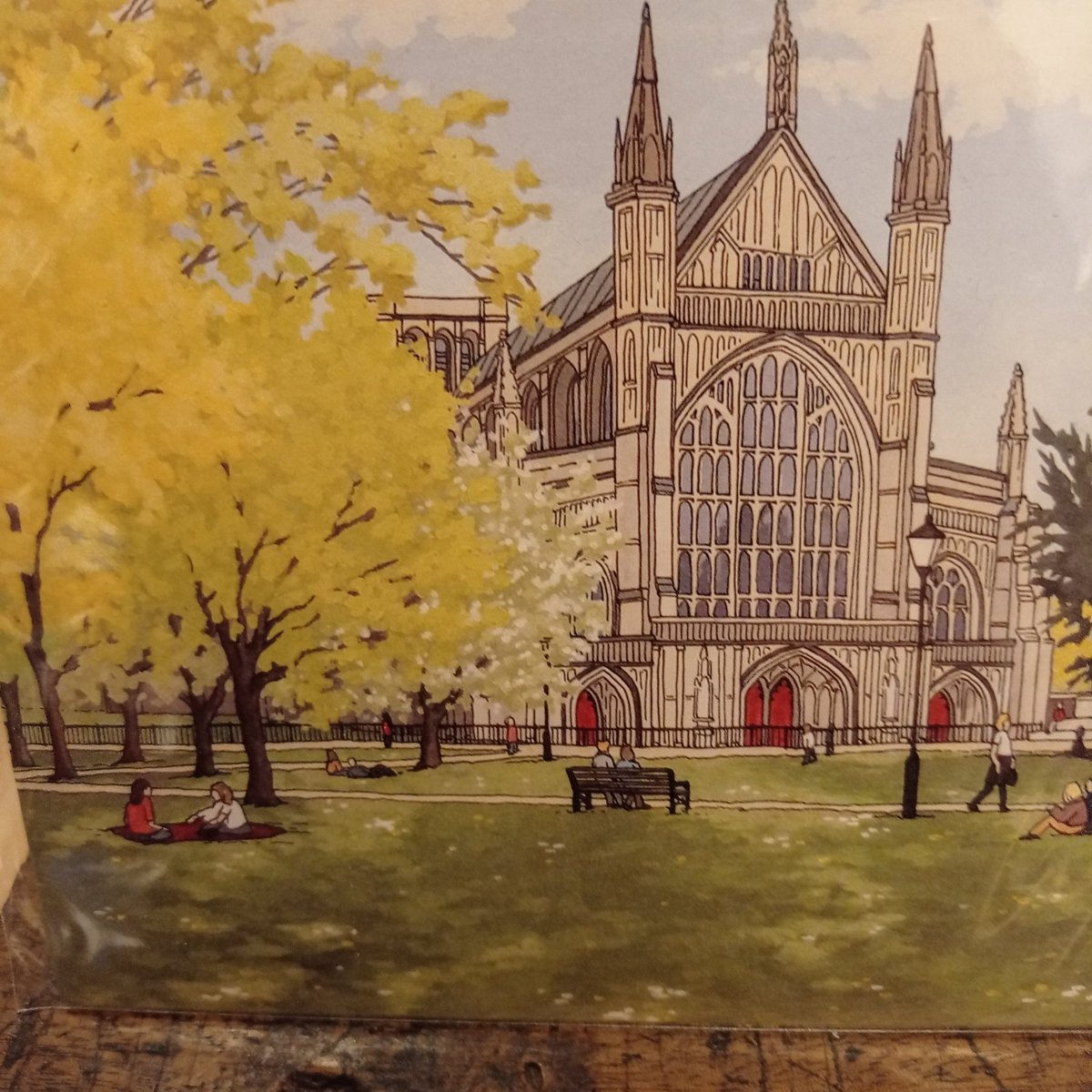 Enjoying listening to <a href="/WinCathedral/">Winchester Cathedral</a> bells through our open front doors.

Yes we are open today until 5pm.

Image: Jonathan Chapman