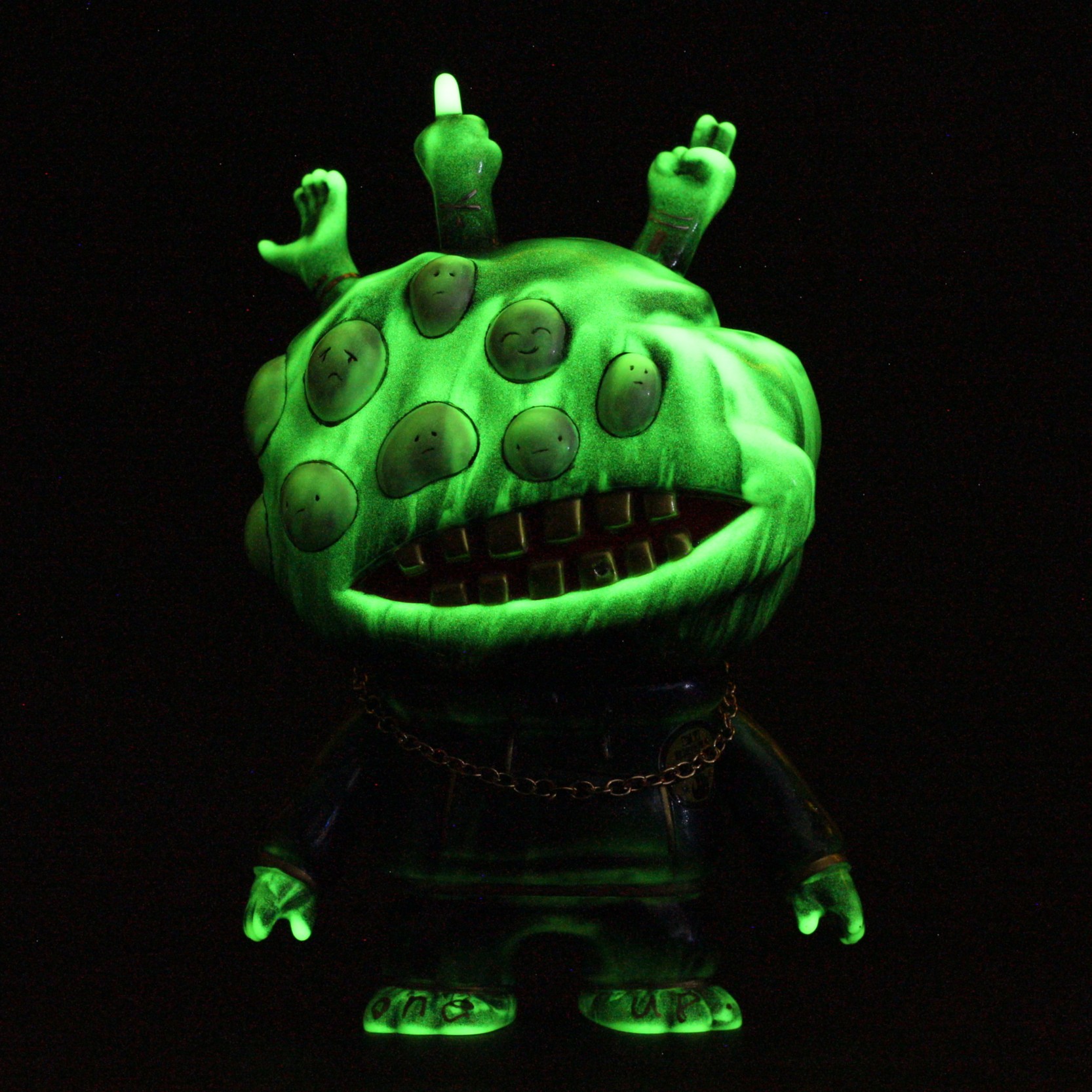 意識他界系 アンノウン ランダムクリア★one up フィギュア ソフビ 意識他界系 アンノウン ランダムクリア☆one up フィギュア