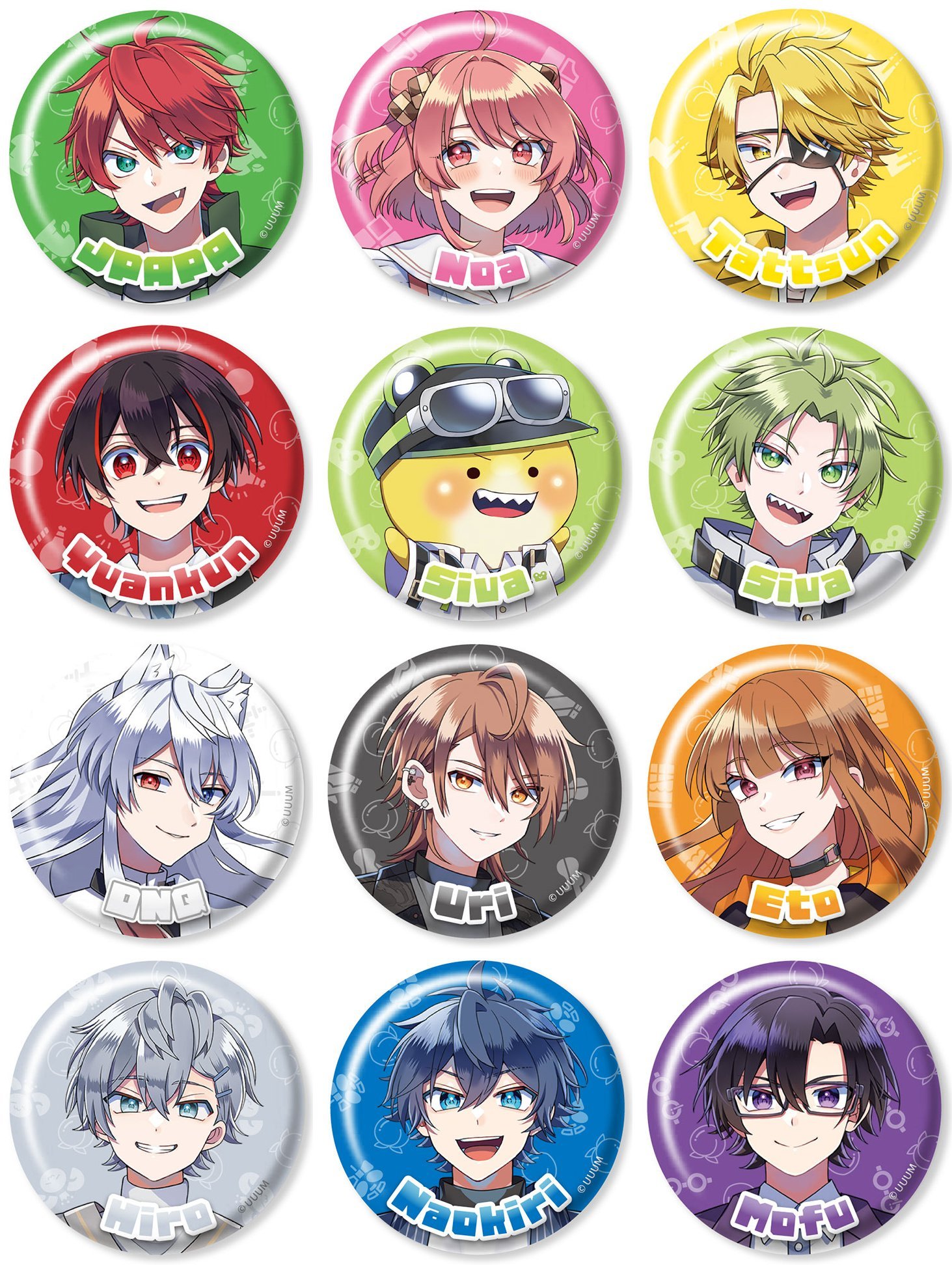 カラフルピーチ　缶バッジ　コンプリート　12個 カラフルピーチ 缶バッジコレクション BOX 全12種 からぴち ZXIVTPJE