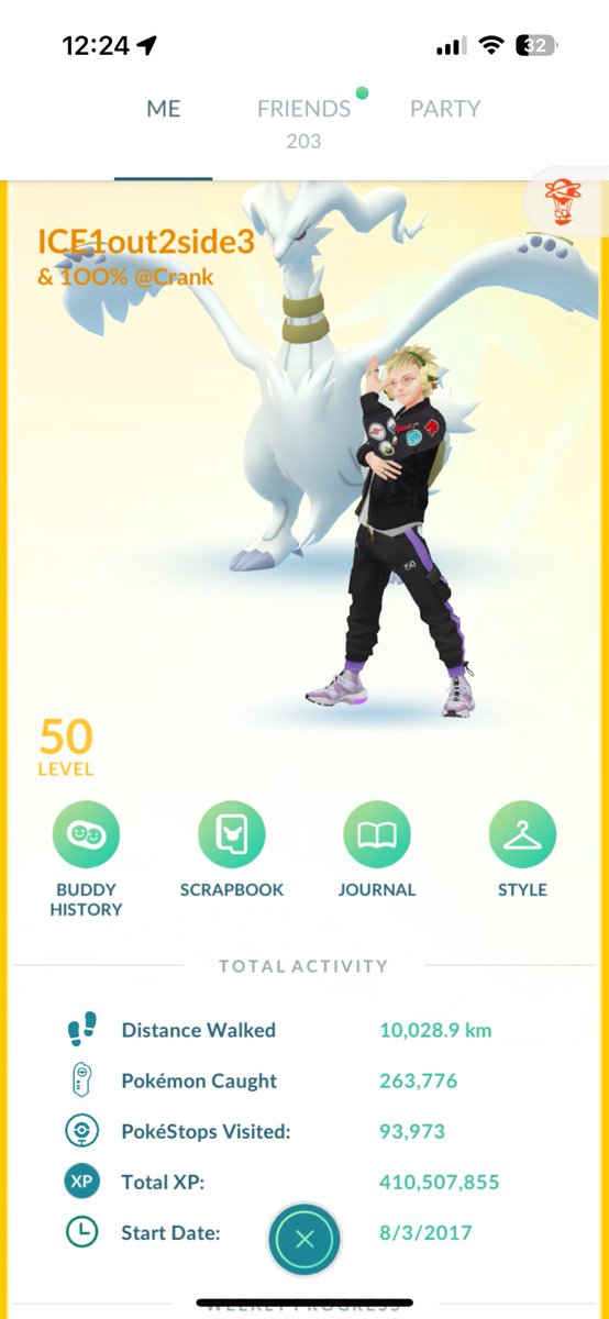 Hello! World 🌎 
I‘m looking for 25-40 new Friends 🙌 
don't egg XP is all yours👌
raiders are very welcome💪
add me if you're active player🙏
below comments or DM plz🫡
Lucky Trades are possible🦦 
#PokemonGOfriends
#ポケモンGOフレンド募集