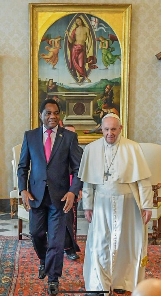 Hakainde Hichilema (@hhichilema) on Twitter photo Deeply saddened to learn of the death of His Holiness Pope Francis <a href="/Pontifex/">Pope Leo XIV</a>, a man of great humility and compassion, who led the Catholic Church by example. We join Catholics and fellow Christians across the world in mourning today.
May his soul rest in eternal peace. HH Deeply saddened to learn of the death of His Holiness Pope Francis <a href="/Pontifex/">Pope Leo XIV</a>, a man of great humility and compassion, who led the Catholic Church by example. We join Catholics and fellow Christians across the world in mourning today.
May his soul rest in eternal peace. HH
