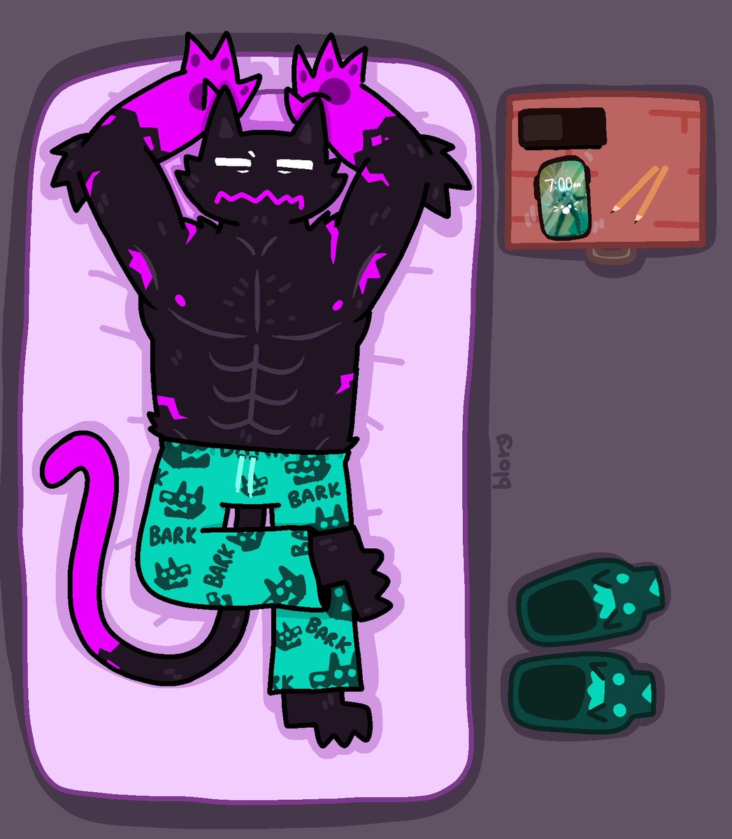 He doesn't wanna get up.

#PhantomMeowscles #cerberusfortnite #grimstrosity #FortniteArt #Fortnite