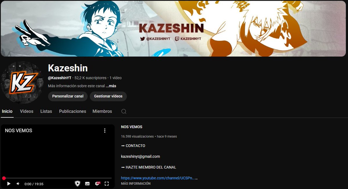 Ha sido una decisión difícil, son casi 10 años de trabajo que se ven resumidos a un solo vídeo, esto no es un adiós definitivo, pero eso ya lo verá quién siga por aquí cuando llegue el momento, me lo he pasado genial, he conocido a gente maravillosa y amigos para toda la vida