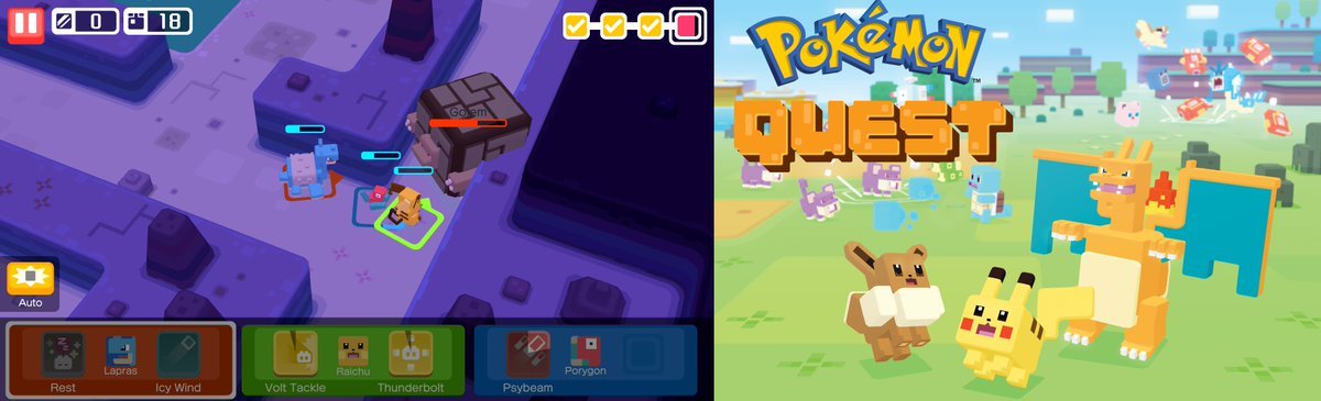 On this day in 2018, 7 years ago, Pokémon Quest was first released on the Nintendo Switch, and later mobile.

This game had you control unique Pokémon through various stages of Tumblecube Island to collect all 151 Pokémon and eventually defeat Mewtwo

serebii.net/quest