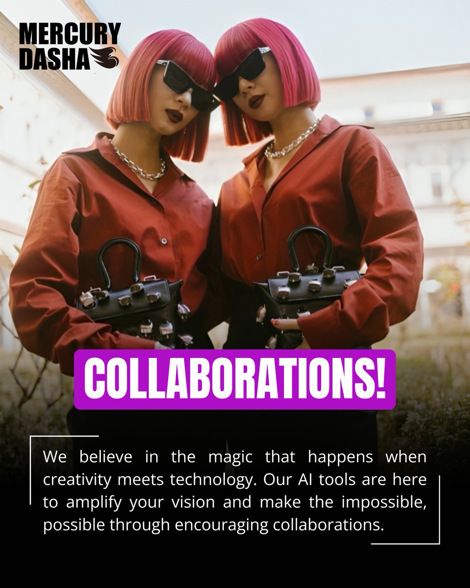 Mercury_Dasha's tweet image. Creativity thrives in collaboration. Whether solo or in a team, Mercury Dasha’s AI tools help you go further, faster. How do you co-create in your design process? 👇 Link in bio to learn more.

#fashtech #fashionai