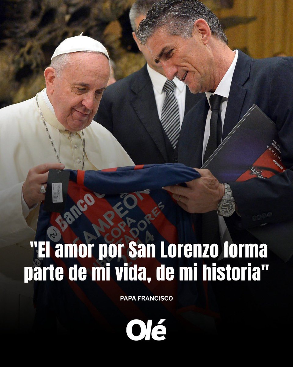 DiarioOle's tweet photo. San Lorenzo, en palabras suyas. https://t.co/fu5AbCXHST