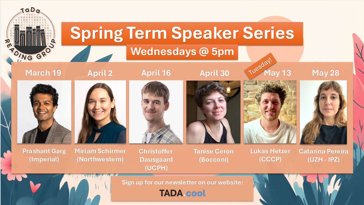 chklamm's tweet image. 🥁 It's the second half of our 🌱 speaker series this term, and we couldn't be more excited! Next week (Wednesday, April 30 at 5pm CET), @taniseceron will share insights on "Facilitating Information Access Through Language Models". More details tada.cool⬇️