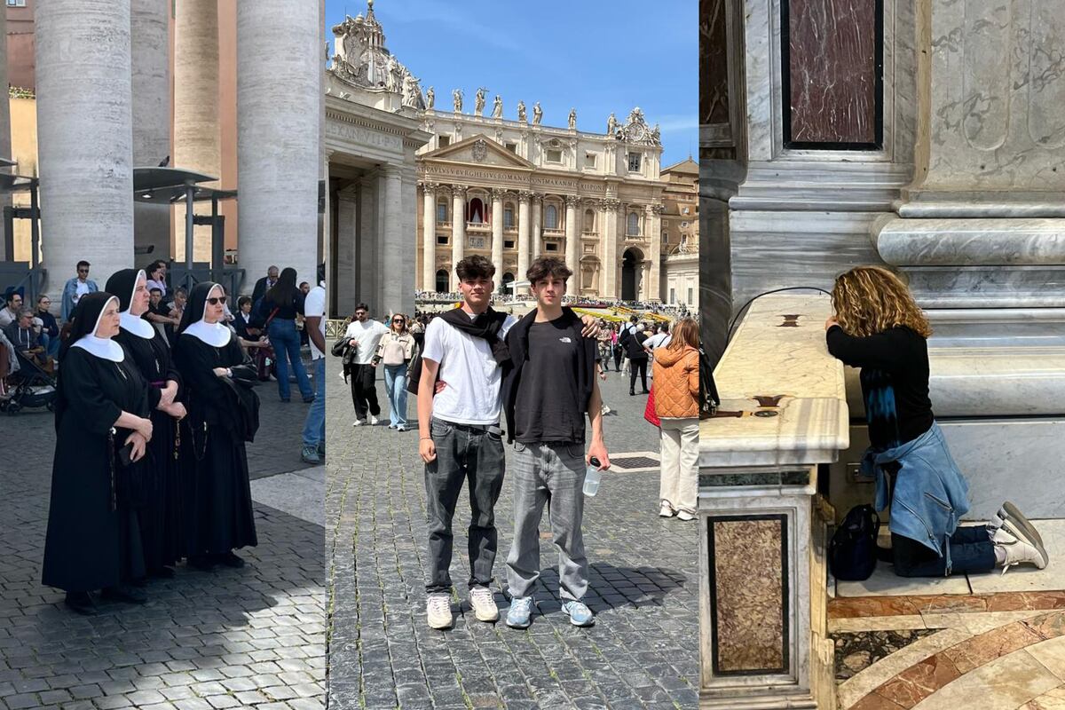 Les élèves de rhéto du lycée Mater Dei ont appris la mort du Pape alors qu’ils étaient au Vatican : “on se dit qu’il est peut-être parti le bon jour” dhnet.be/regions/bruxel…