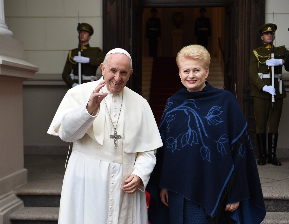 In remembrance of Pope Francis and his visit to Lithuania. His compassion toward everyone will remain in our memory.