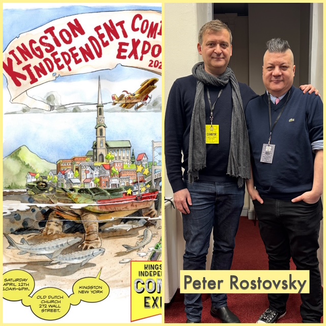 COMIC NEWS INSIDER 1596 - KICx: Peter Rostovsky! Great chat w/ Peter at KICx last weekend. We talked his graphic novel Damnation Diaries &amp; more. 
#ComicNewsInsider 
comicnewsinsider.com/2025/04/episod…