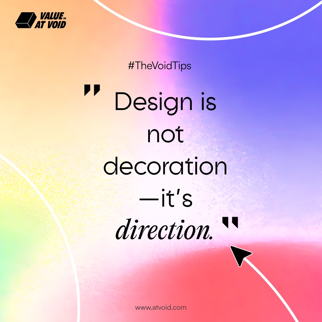 valueatvoid's tweet image. Pretty’s cool. Purpose is cooler.😎🎯
#MondayTip #DesignTip #UIDesignTips #UserJourney #Design #Interface #UI #UX #DesignTips #UserInterface