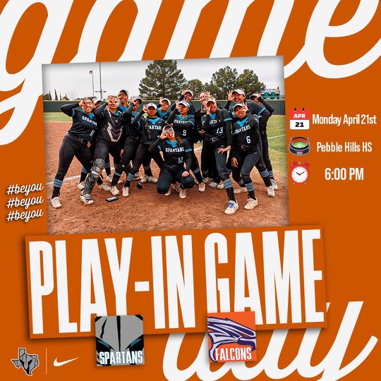 🚨‼️ GAME DAY ‼️🚨

Win or go home. We need your help! Come out and support us as we fight for the last playoff spot!

🆚 Eastlake Falcons
📍The Hills
⌚️ 6:00 p.m.

See y’all there! 

#BeYou
