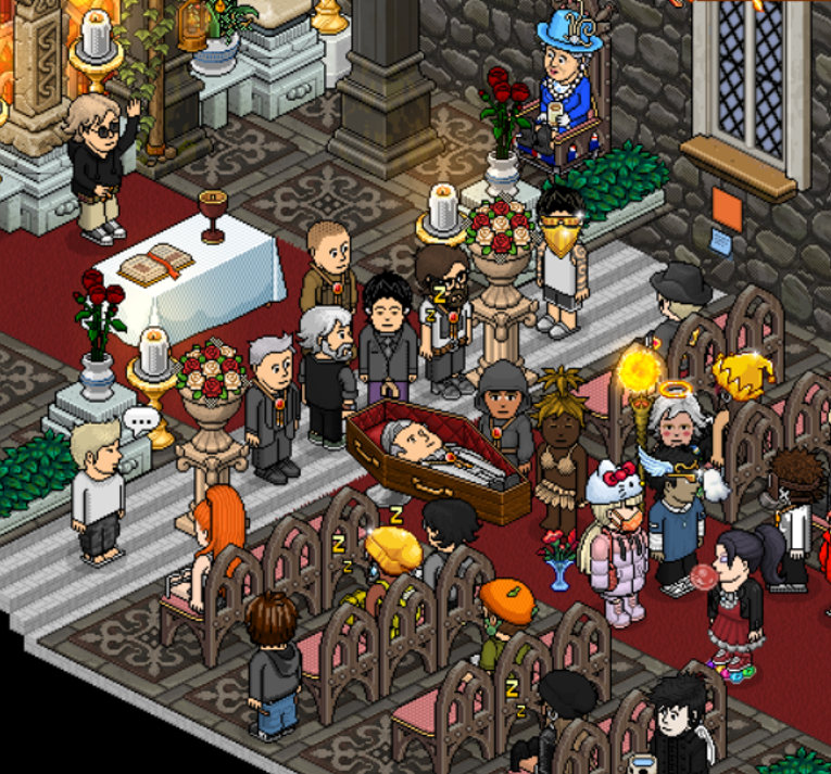 Giioovani's tweet photo. VELÓRIO PAPA FRANCISCO no Habbo com direito a Padre Marcelo Rossi, Padre Fábio de Melo e Frei Gilson no funeral https://t.co/HPw5n0uGUz