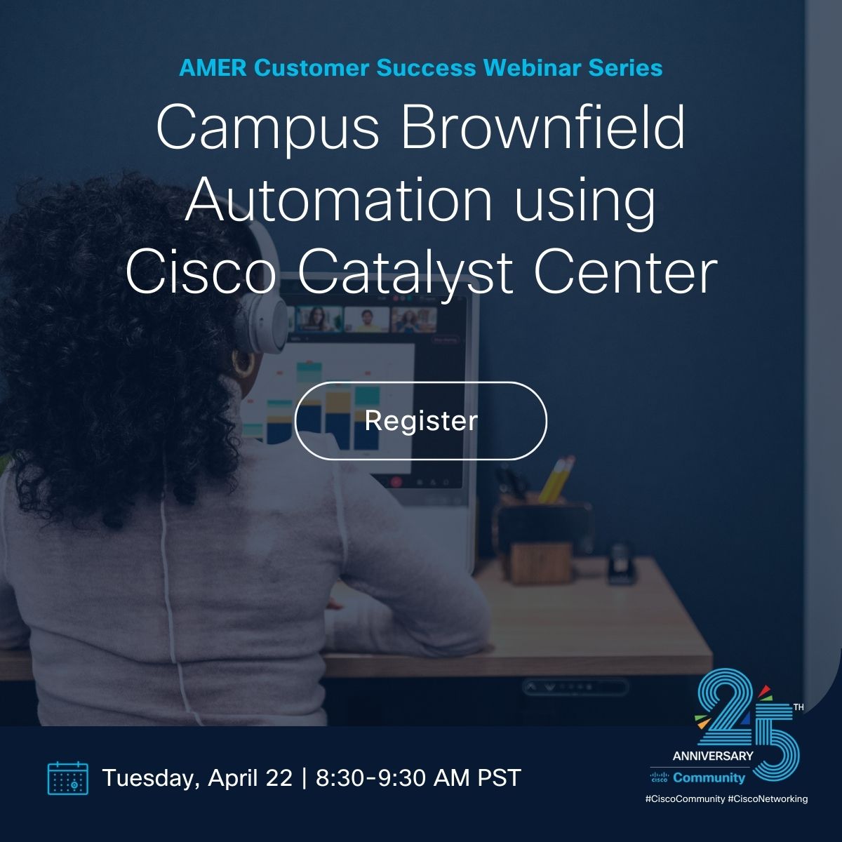 keboe1's tweet photo. 🗓️ #CiscoNetworking Customer Success Series! 📶 

Join an exclusive webinar to discover the latest features of #CiscoCatalyst Center that revolutionize campus brownfield automation!
Register: https://t.co/MNTzqSE6ZB

#ICYMI 🌟 #QuickGuide @CiscoCommunity: https://t.co/Yf1x9vb6ru https://t.co/ka5EGRVJGU