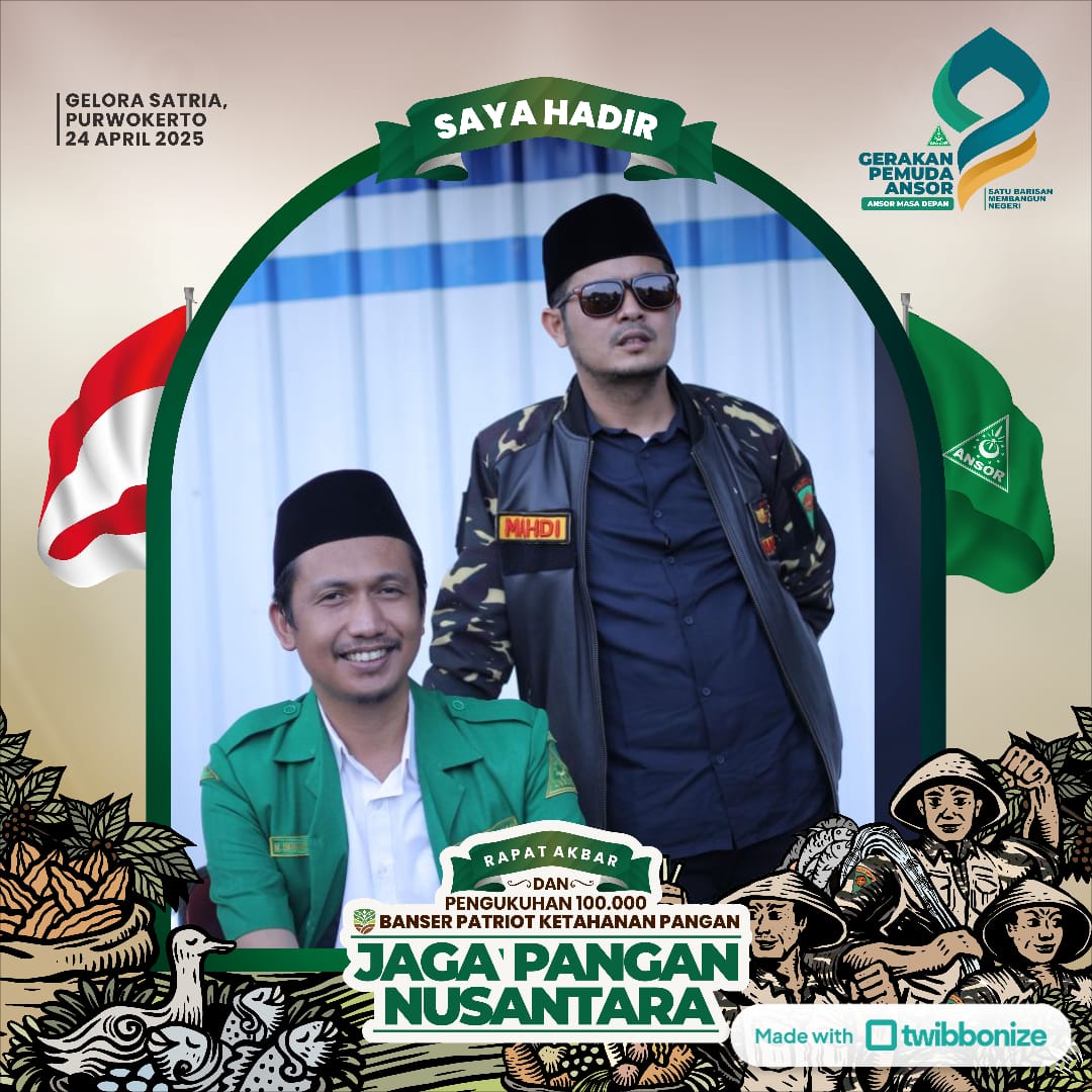 Bismillahirrahmanirrahim, nderek hurmat #HarlahGPAnsor91 twibbo.nz/harlah-91ansor