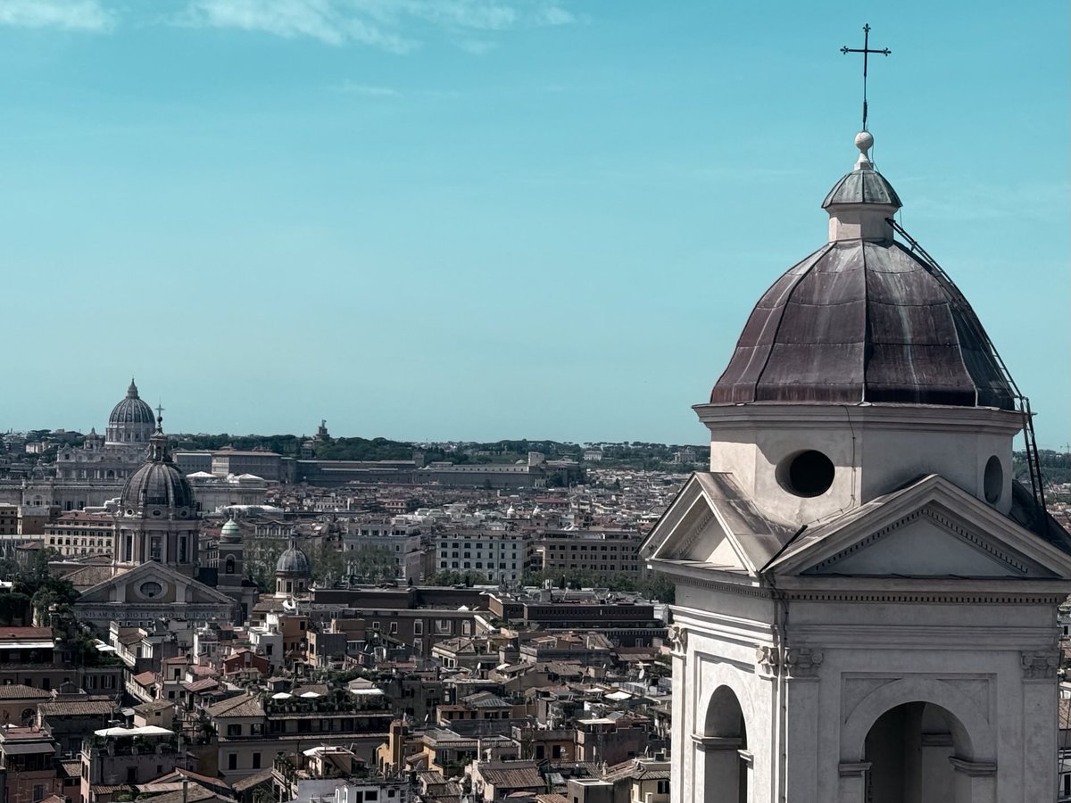 russellcrowe's tweet photo. A beautiful day in Rome, but, a sad day for the faithful. 
RIP Francis. https://t.co/ckewTrYyFW