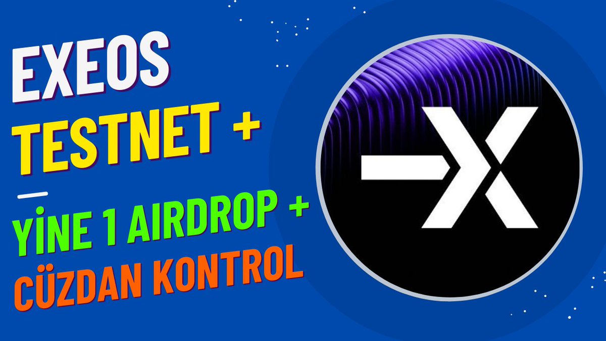 kriptoescobar0's tweet image. Exeos Network Testnet + Yine Yeni 1 Airdrop Cüzdan Kontrol !!!

Videosu geleli çok olmuştu katılın derim, twit bugüne kısmetmiş. 😁

Linkler: youtu.be/NVwj8VN45Fg

@Exeos_Network #exeos #exeostestnet