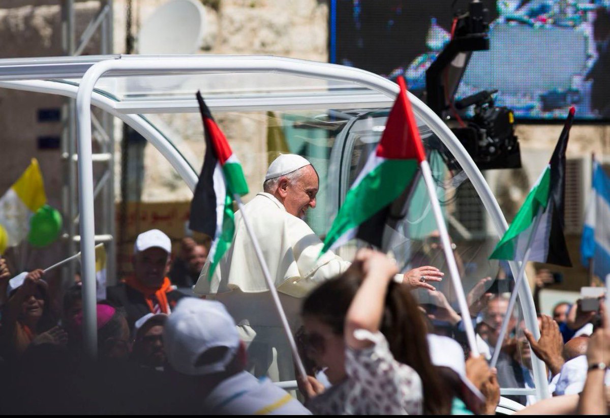 Pope Francis said that there couldn’t be peace without justice, called to investigate the Gaza genocide, referred to Israeli killings as terrorism, called Gaza every evening, canonized two Palestinian saints, recognized Palestine &amp; demanded a ceasefire in Gaza. Rest in Peace 🇵🇸🇻🇦