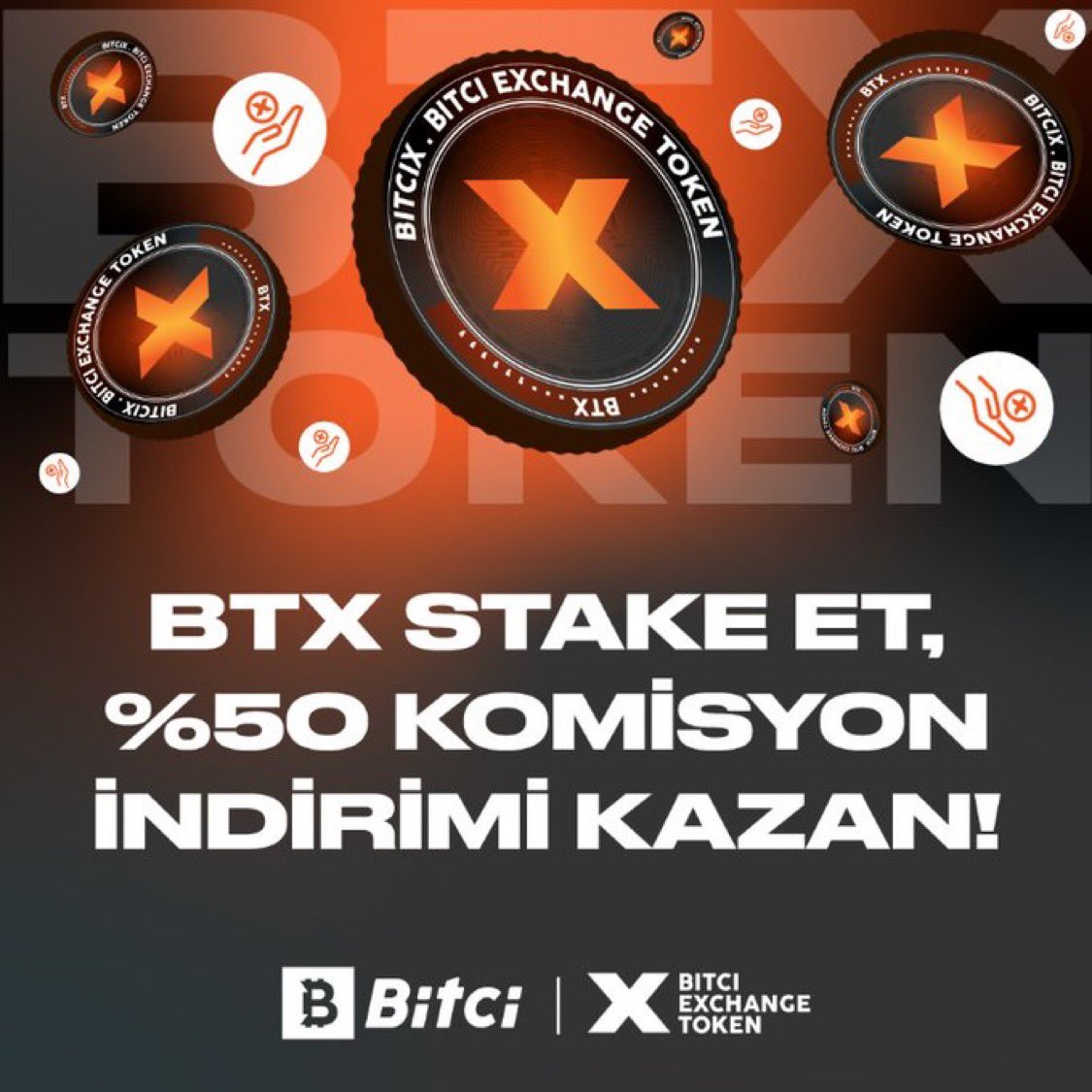 safebitcom's tweet photo. 🔐 $BTX Stake Et, Bitci'de %50 Komisyon İndirimi Kazan! 🔐
📢 Minimum 15.000 adet $BTX 'i 90 gün boyunca stake ederek Bitci Borsa'da yer alan tüm işlem çiftlerinde %50 komisyon indirim hakkına sahip olabilirsin! 🧡
Detaylar için 👉🏼https://t.co/ooNDrRZKIg
#BitciX $BTX https://t.co/uMkIMyM6Hb