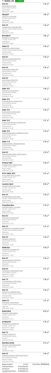 Success59's tweet image. Corner Kick slip. Chop it up how you like it. Happy Easter Monday. 🐰 X97CB7BCC betway.co.za/bookabet/X97CB…
