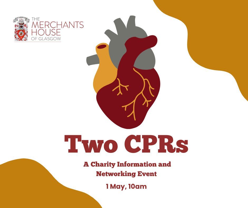 🫀 Two CPRs, one unmissable event for charities!

🗓 1 May, 10am–12:45pm
📍 Merchants House, Glasgow
✍️ Grant writing tips
💪 CPR demo by @StAndrewsFA

🎟 Free but booking essential!
👉 eventbrite.co.uk/e/two-cprs-a-c…