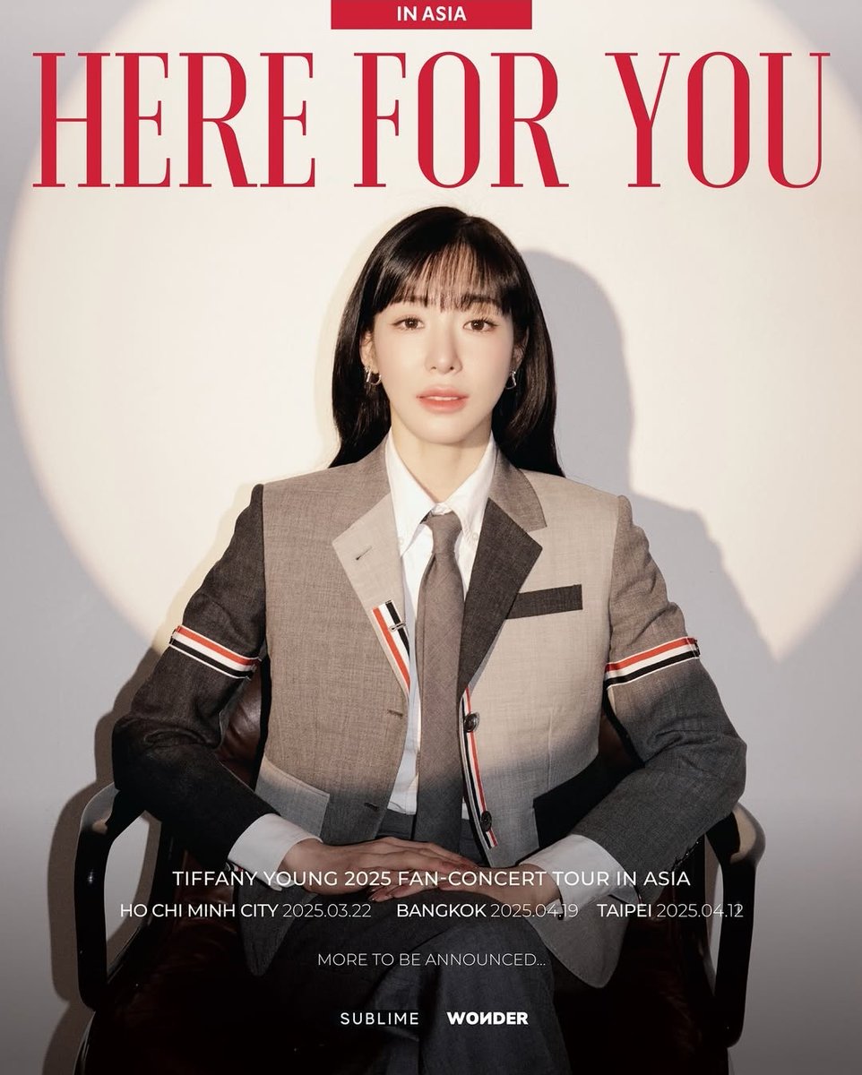 [💖 MAKE HERE FOR YOU HAPPEN IN JAKARTA! 💖]

Hi YoungOnes &amp; SONEs Indonesia!

Dalam rangka usaha untuk mewujudkan Tiffany Young [Here For You] Fan-Concert Tour 2025 di Jakarta, kami mengajak Sone dan Youngone Indonesia untuk ikut mendukung &amp; berpartisipasi dengan cara mengisi