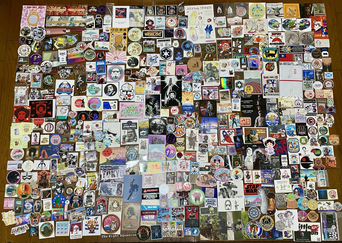 500枚のSWAG交換 &amp; 配布を完了！
初めましての方、お久しぶりの方、たくさんの交流をありがとうございました。 スター・ウォーズ愛とアイデアに満ちたSWAGは宝物です✨
#SWCJ #SWAG #SWAG_now #スターウォーズセレブレーション