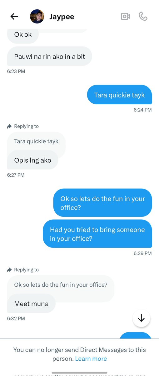 PozDadd's tweet photo. Sungit yarn?? 🤔🤔🤔 after showung interest he blocked me lels sarap sampalin ng TITI 😝😝😝💦💦💦 https://t.co/ICxOdR9sE0