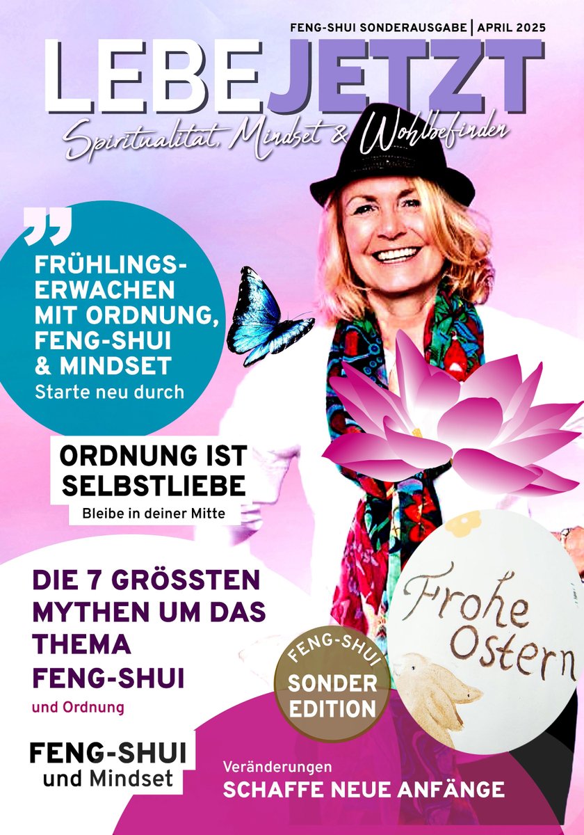 Feng-Shui-Sonderedition kostenfrei …
 
mit den schönsten Beiträgen aus mittlerweile 22 Ausgaben für euch.
Blättern, lesen und downloaden.
 
Der VGK – Medienverlag wünscht Frohe Ostern!
 
Wir verbinden Menschen, Medien und Möglichkeiten:

vgk-medienverlag.de/magazin-abo/
