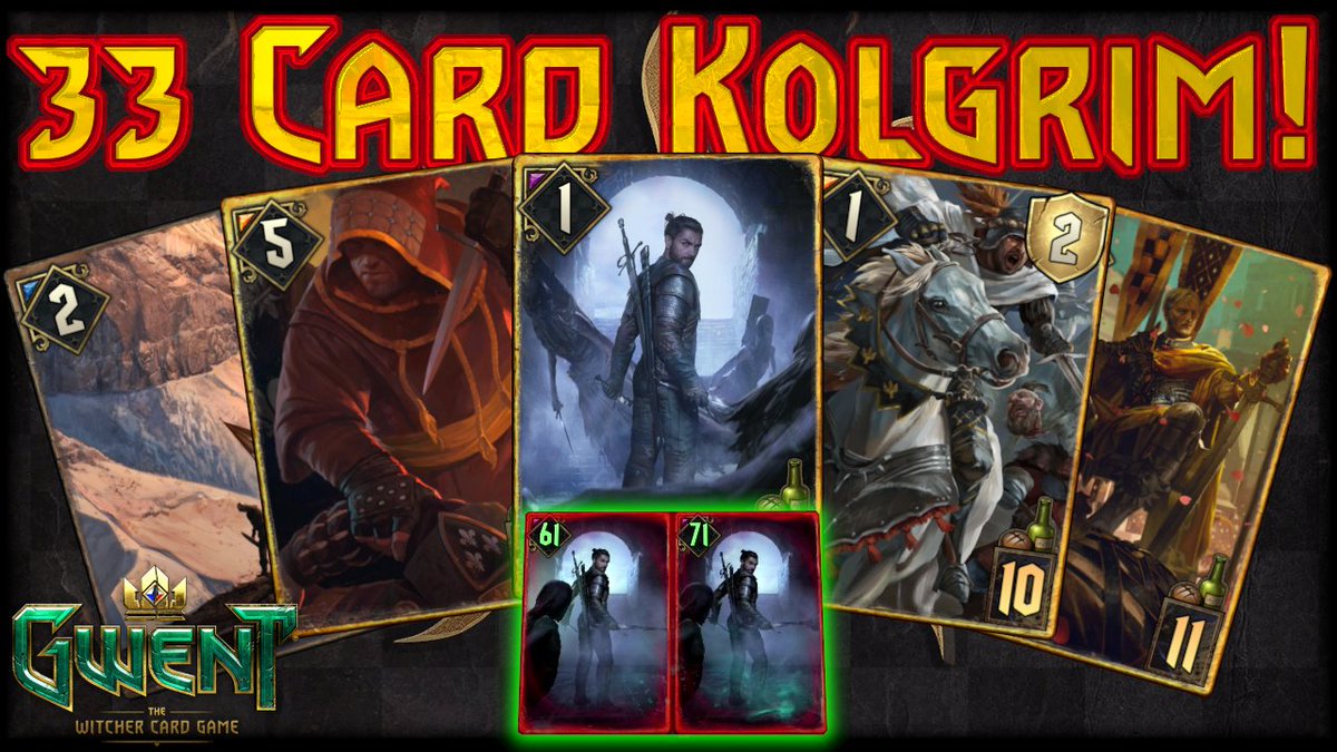 Gwent |  33 Card Kolgrim! Classic memes youtu.be/STqjz0TUMUk?si… via <a href="/YouTube/">YouTube</a>