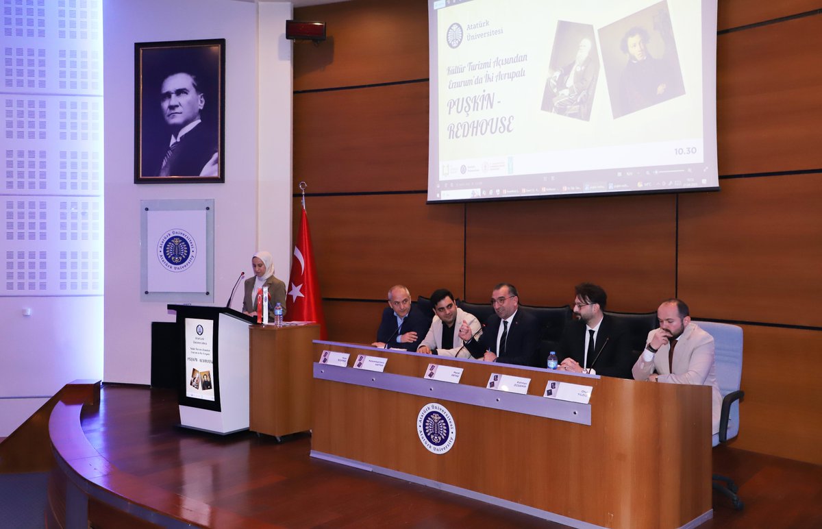 💢 Erzurum’un kültürel zenginliğini, tarihsel derinliğini ve turizm potansiyelini bir kez daha ortaya koyan anlamlı bir etkinliğe ev sahipliği yaptık. 📌

💢 Erzurum İl Kültür ve Turizm Müdürlüğü ile Türkiye Dil ve Edebiyat Derneği Erzurum Şubesi iş birliğinde düzenlediğimiz