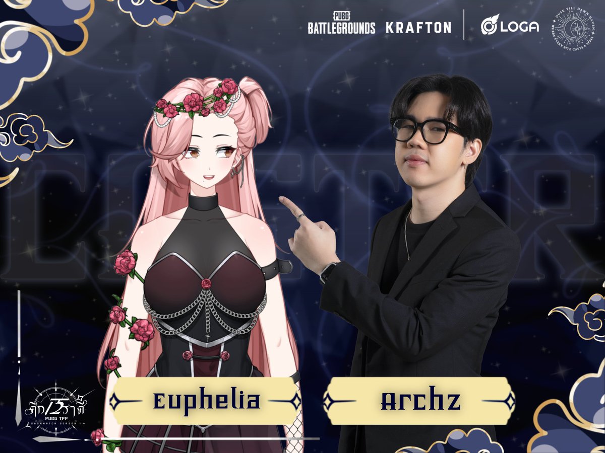 EupheliaVtuber's tweet photo. สอง Caster ที่จะมาเพิ่มเติมความสนุกในการแข่งขัน ศึก 12 ราศี PUBG TPP Showmatch Season 1 !!

🎙️Euphelia (เราเอง) และจาร Archz🎙️

#KRAFTON #LOGA #DTDH
#เกมพับจี #PUBG #BATTLEGROUNDS #BATTLEROYALE #FREETOPLAY #พับจี
#Euphelia #Vtuber #VtuberTH #วีทูปเบอร์ https://t.co/p4RF8QXxTJ