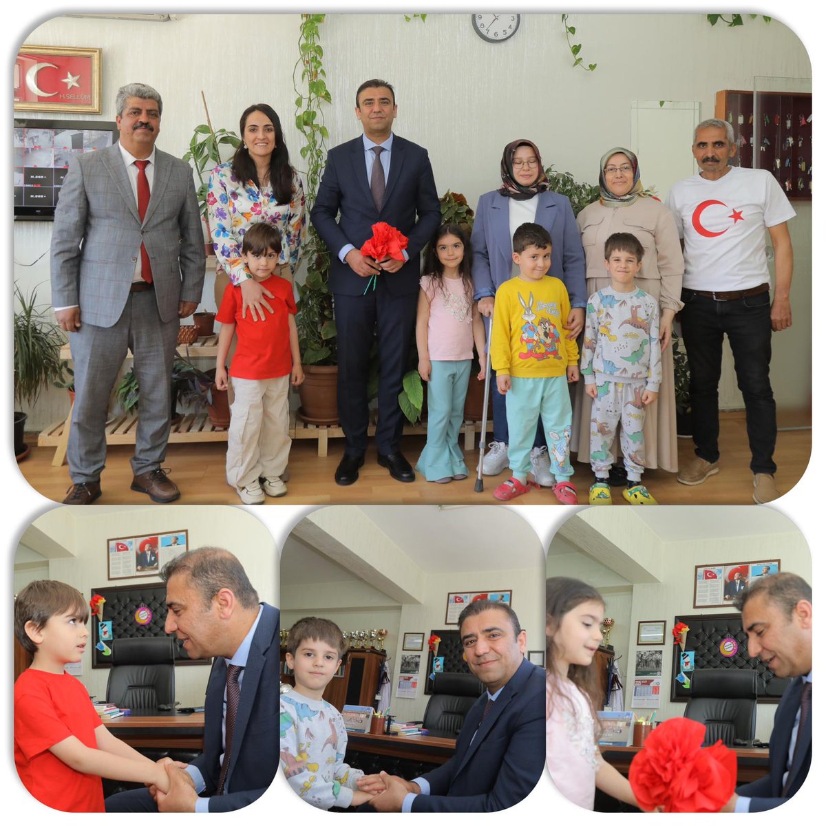 Gaziantep_MEM's tweet photo. 23 Nisan Ulusal Egemenlik ve Çocuk Bayramı Kutlamaları Başladı!🇹🇷

İl Millî Eğitim Müdürümüz Dr. Erdal Kılınç, İl Millî Eğitim Müdür Yardımcısı Fatih Türkhan'la Dr. Sadık Ahmet İlkokulunun 23 Nisan Ulusal Egemenlik ve Çocuk Bayramı münasebeti ile tertip ettiği "Hayat Bayram Olsa" Programı'na katıldı; küçük hanımların, küçük beylerin bayramını kutladı, öğretmen ve okul yöneticileri ile bir araya geldi.💐

🎈📍Dr. Sadık Ahmet İlkokulu

@tcmeb @Yusuf__Tekin @kemalcebervali @erdalkilinc27