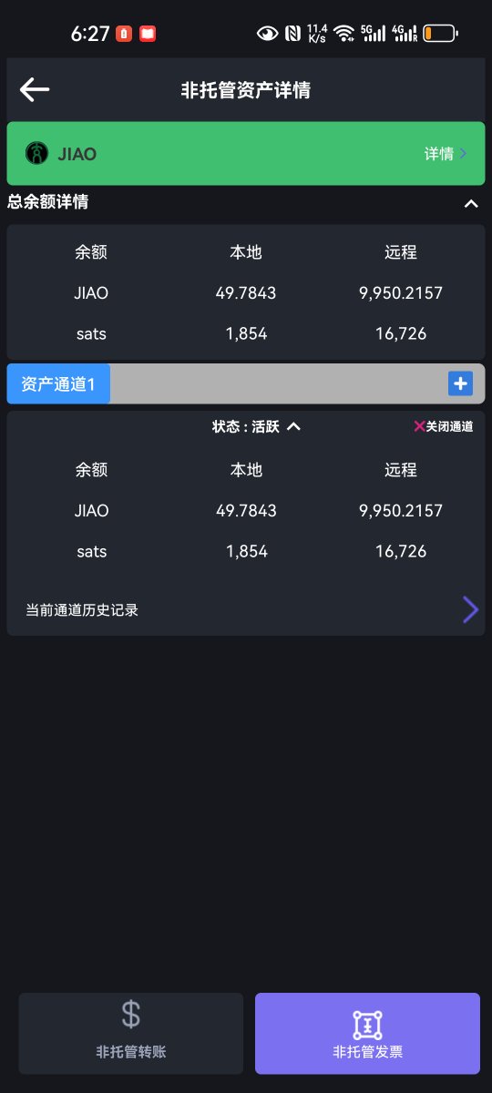 This month, we have optimized the unmanaged Lightning Channel for mobile clients and adjusted some default parameters to make it more acceptable to our real users. Our main usage scenarios are for chain supermarkets to issue their own points. They will run their own edge nodes,