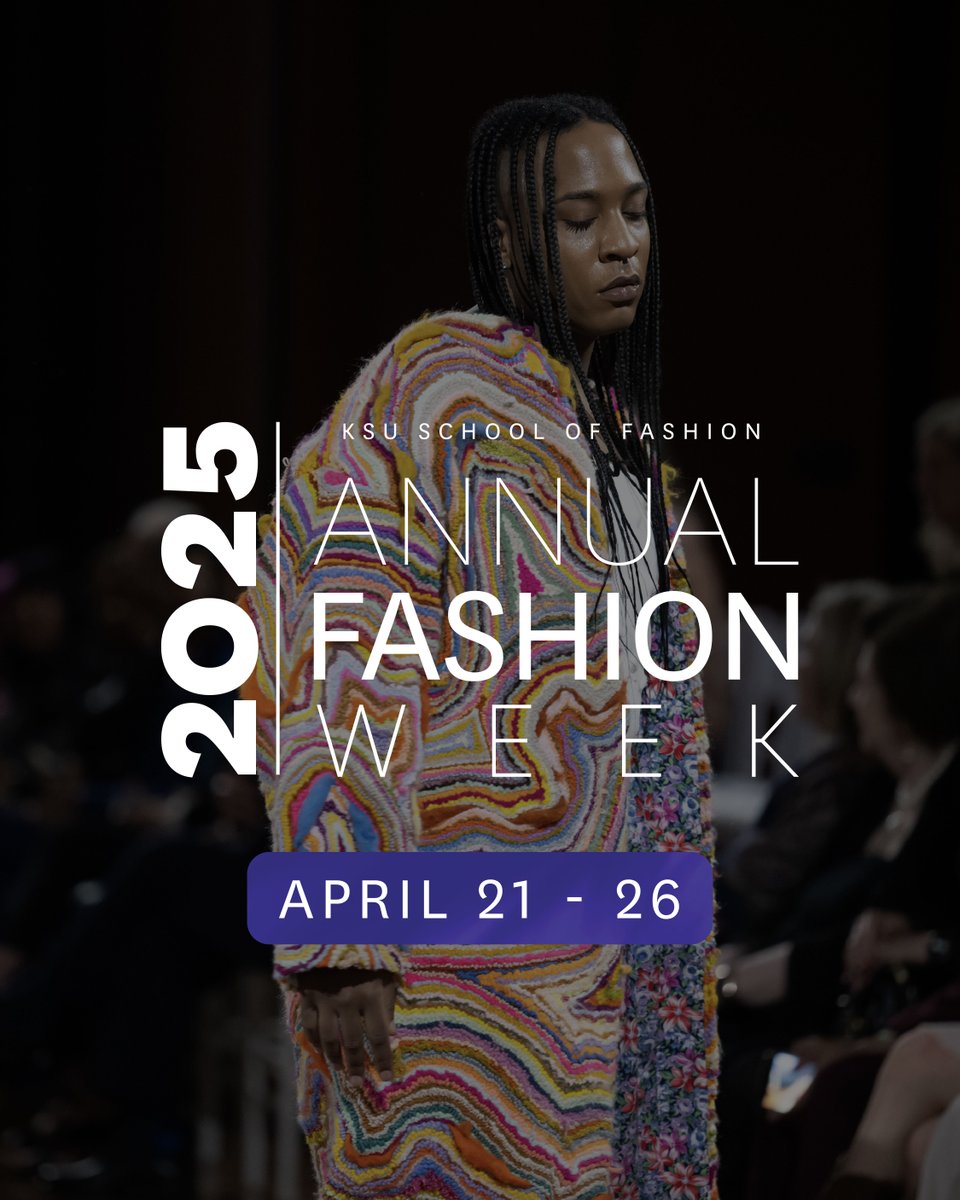 Kent State Fashion Week is HERE! ⚡️

Join us this week as we celebrate all things fashion at Kent State! You won't want to miss Friday's lecture by Hall of Fame inductee, Donald J Pliner.

Learn more: bit.ly/4jc0TSb