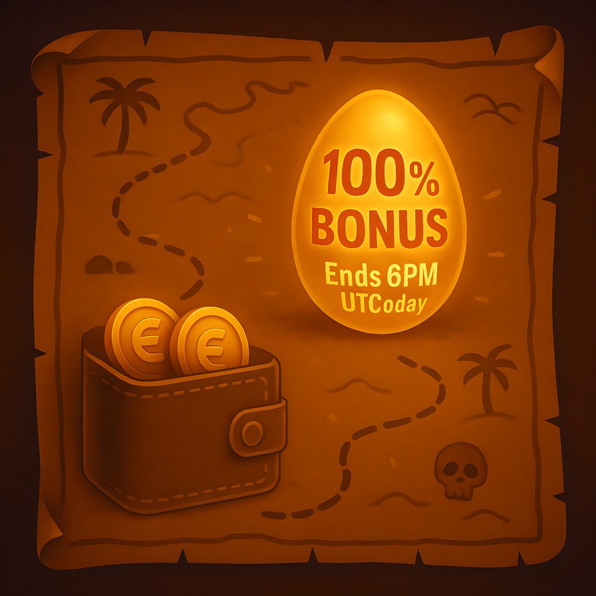 EvolveTKN's tweet image. Easter Crypto Hunt Ends TODAY! 🪙🐣
Buy $EVOLVE &amp;amp; score a 100% BONUS – but only before 6PM UTC!
Don’t miss the grand finale → buy.evolvetoken.io
#CryptoRewards #FinalHours #EvolveToken