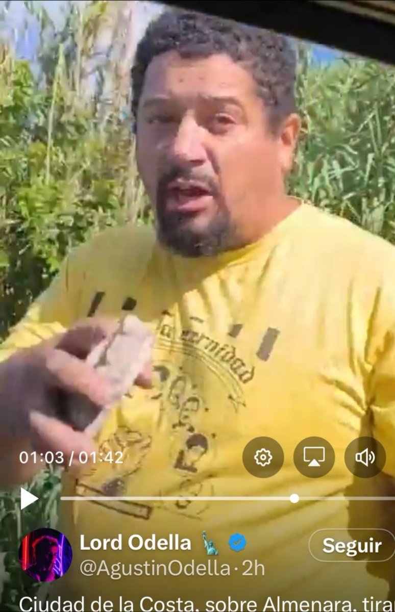 Aquí está  si hacemos RT alguien lo va a conocer.
Agresivo y mugriento.