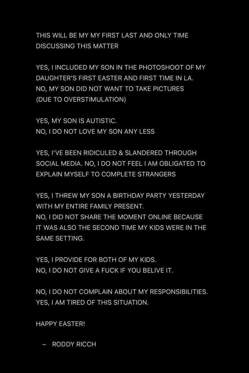 LiveLifeFastRR's tweet image. Leave Roddy Ricch and his kids ALONE!