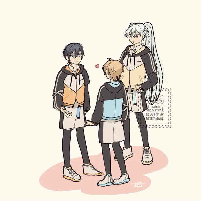 おそろっぴ嬉しいね～!ポニテは願望です 