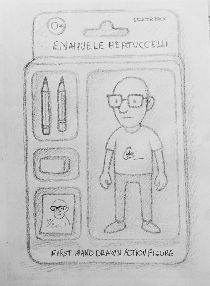 I also made my action figure with ChatGPT  😂✏️ - Emanuele Bertuccelli - The First Hand Drawn Action Figure 
#ActionFigure #actionfigures #actionfigureAI #ActionFigureTrend #handdrawn #chatgpt #drawing #drawings #sketch #sketches #illustration #illustrationart #selfportrait