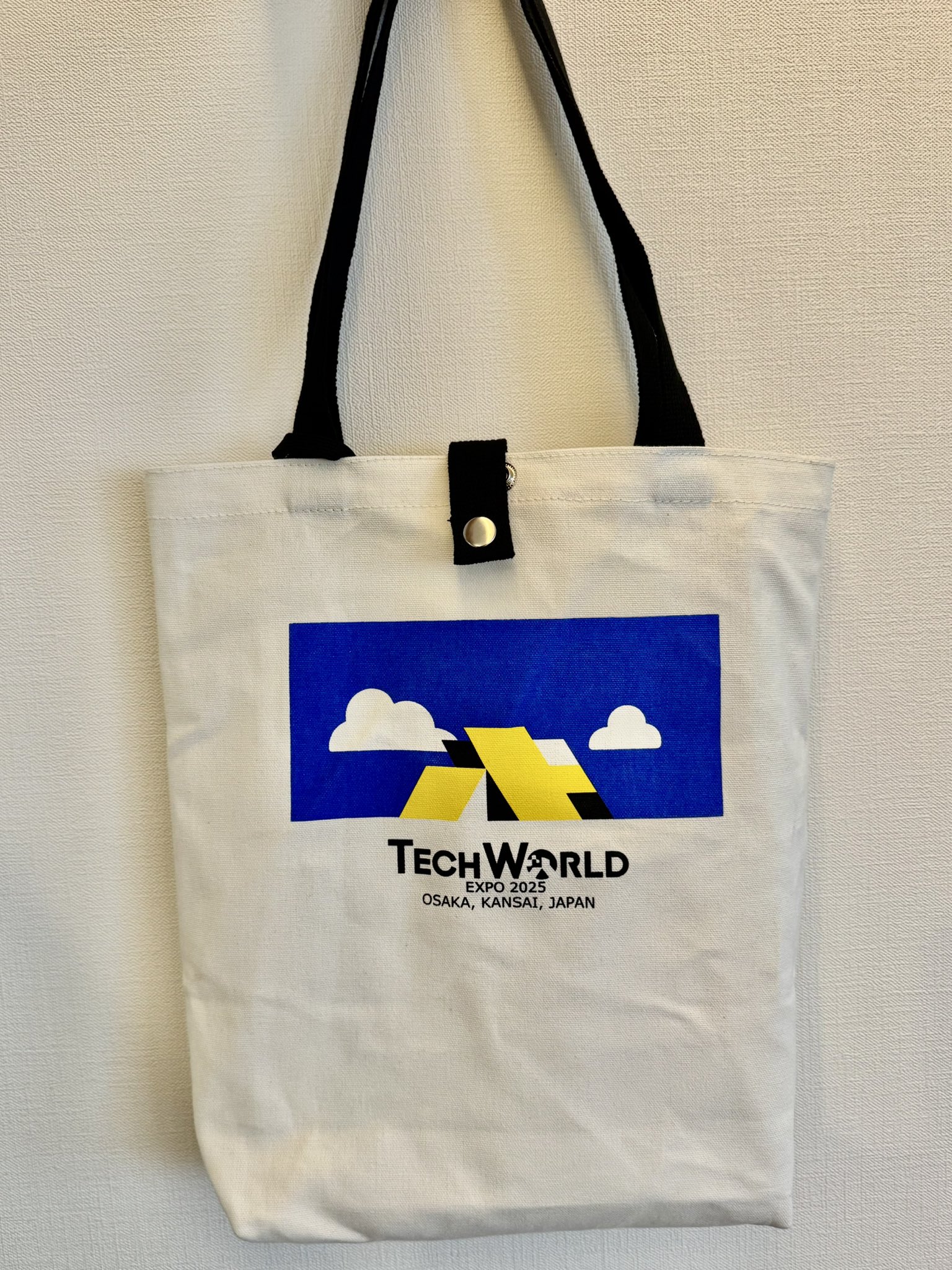 TECH WORLD/テックワールド 万博 ピンバッジ トートバッグ 荷物タグ 万博 ピンバッジ ラゲージ刺繍タグ TECH WORLD テックワールド