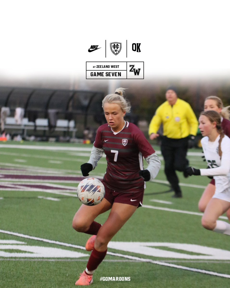 Game 7️⃣
⚽️ At Zeeland West
🕖 6:45pm
#GoMaroons