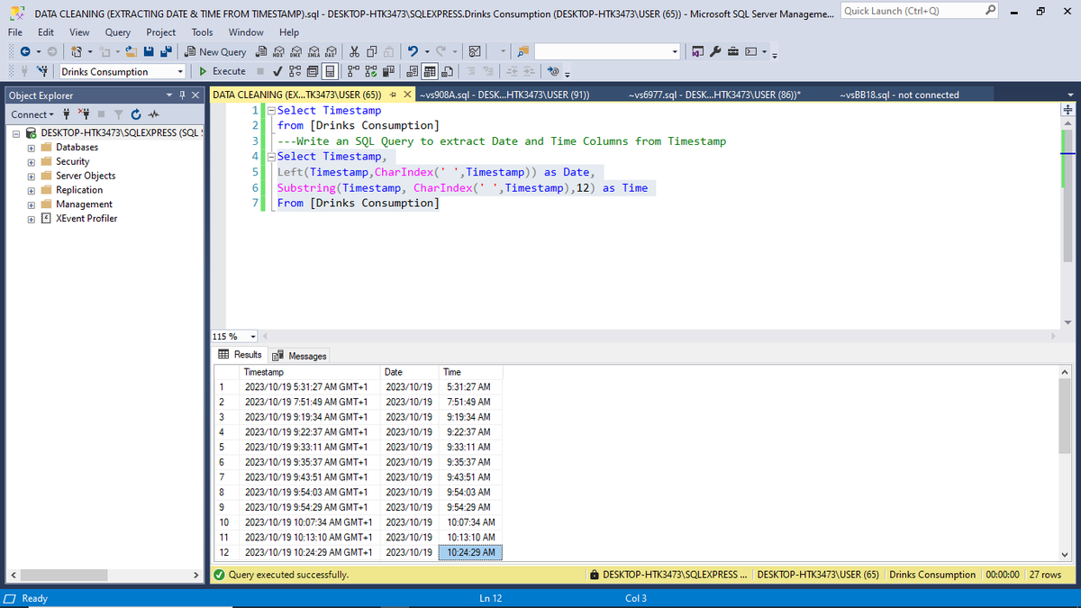 timi_jaykeyz's tweet image. Delimiters causing data issues?
I just shared a quick SQL trick for cleaning datetime/text fields using text functions + CHARINDEX() on LinkedIn.If you work with messy data, this one&apos;s for you
Check it out 👇:
linkedin.com/posts/osele-jo…
#SQLTips #DataCleaning #DataAnalytics
