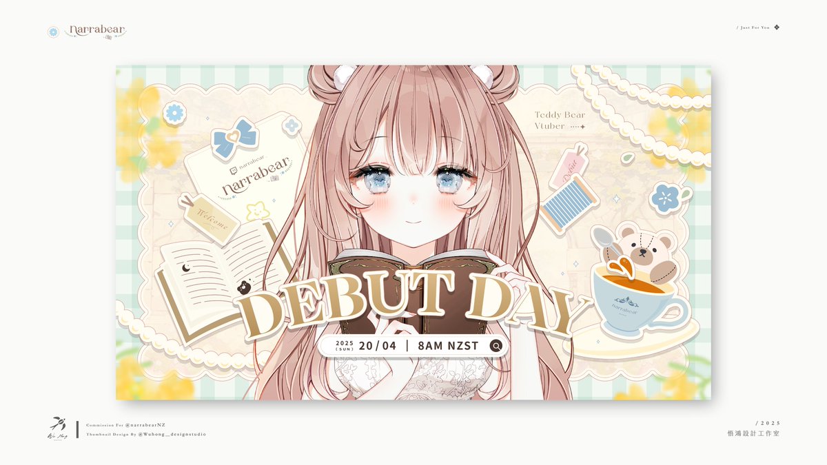 liaoyijun1226's tweet photo. ✷ Commission｜@narrabearNZ ‧ Vtuber Thumbnail Design 🧸 ୨୧
✷ About narrabear 🩵｜https://t.co/HtpAdr0ocl

໒꒱• 2025/04/21

#thumbnail
#Commission https://t.co/VM1DP2az0d