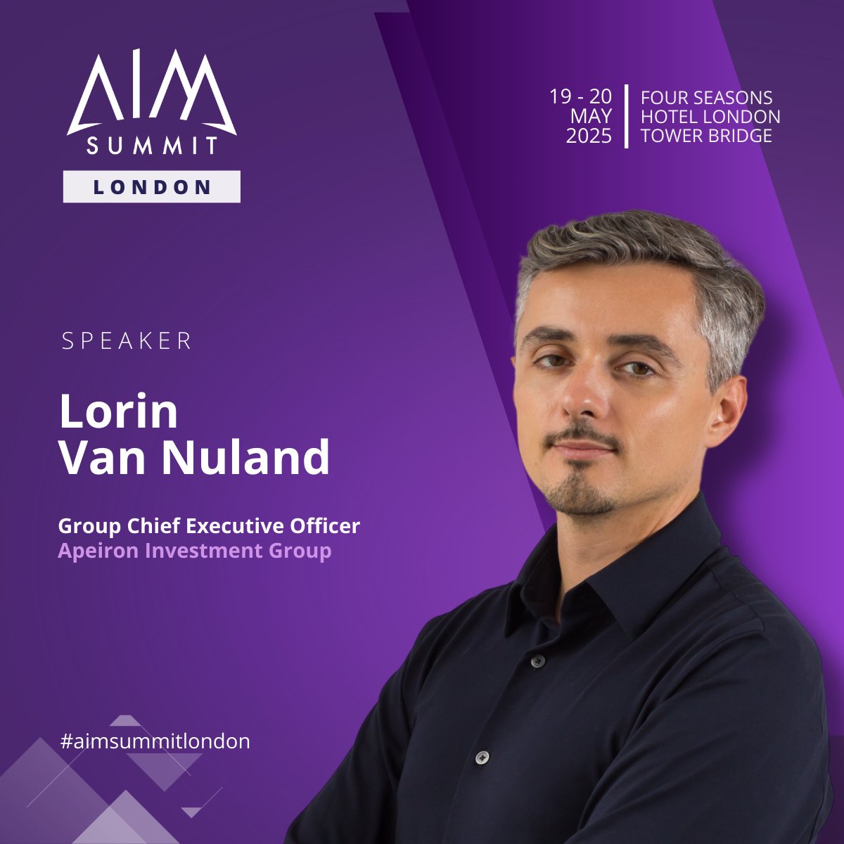 AIM Summit (@aim_summit) on Twitter photo We are delighted to announce Lorin Van Nuland, Group Chief Executive Officer at <a href="/ApeironInvests/">Apeiron Investment Group</a> as a speaker at <a href="/AIM_Summit/">AIM Summit</a> London Edition, taking place on May 19-20, 2025.
Apply to Attend: aimsummit.com/4qPlO
#AIMSummitLondon2025 #aimsummit #apeironinvestmentgroup We are delighted to announce Lorin Van Nuland, Group Chief Executive Officer at <a href="/ApeironInvests/">Apeiron Investment Group</a> as a speaker at <a href="/AIM_Summit/">AIM Summit</a> London Edition, taking place on May 19-20, 2025.
Apply to Attend: aimsummit.com/4qPlO
#AIMSummitLondon2025 #aimsummit #apeironinvestmentgroup